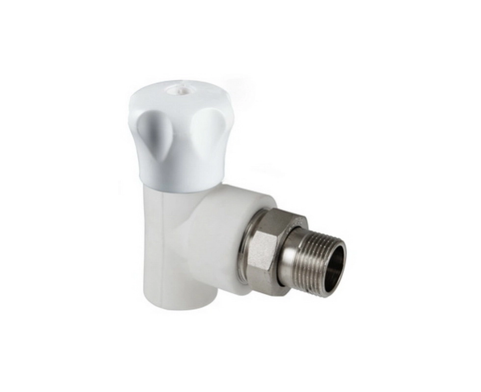 Купить Клапан полипропиленовый для подключения радиатора угловой 25 мм  х 3/4 '' Valtec                     