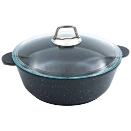 Купить Жаровня Victoria АЛА 280 со стеклянной крышкой G1028G                                               