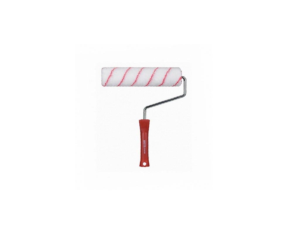 Купить Валик малярый МК с ручкой 25см (8) ядро 41мм полиакриловый ворс 12мм Master Color                   