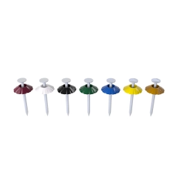 Купить Гвозди декоративные 1,8х32мм коричневая шляпка упаковка 100шт STARFIX                               