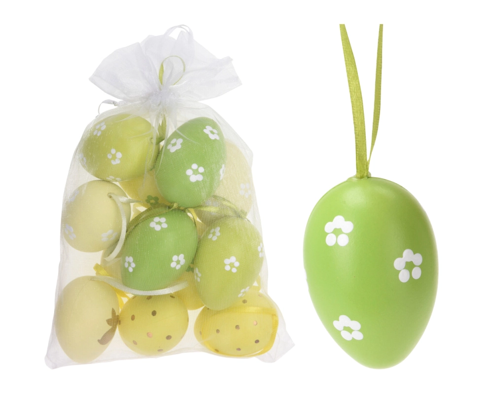 Купить Набор фигур декоративных Пасхальное яйцо 6см 12шт DH9211700                                         