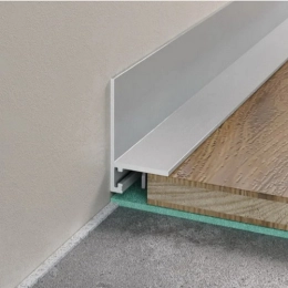 Купить Микроплинтус серебро матовый 16 20мм 2,4м                                                           