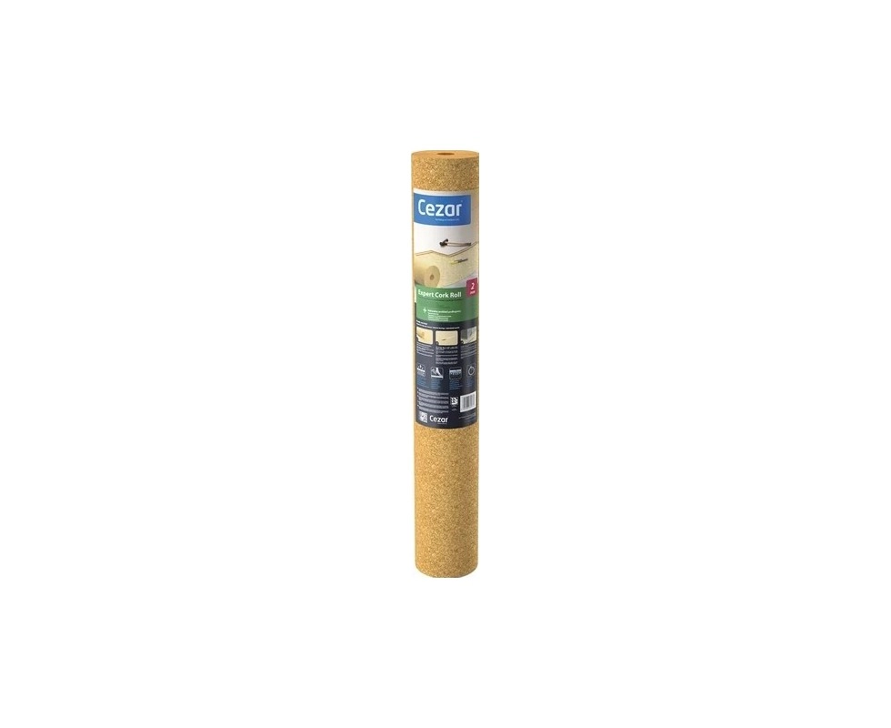 Купить Подложка пробковая Cezar EXPERT KOREK 10m*1m*2mm                                                    