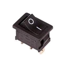 Купить Выключатель клавишный черный Mini 250V 6A 3c ON-ON RWB-202 SC-768 36-2130  REXANT                   
