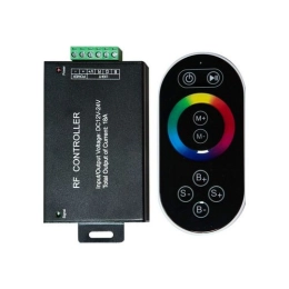 Купить Контроллер для светодиодной ленты с пультом белый 18А 12-24V LD55                                   