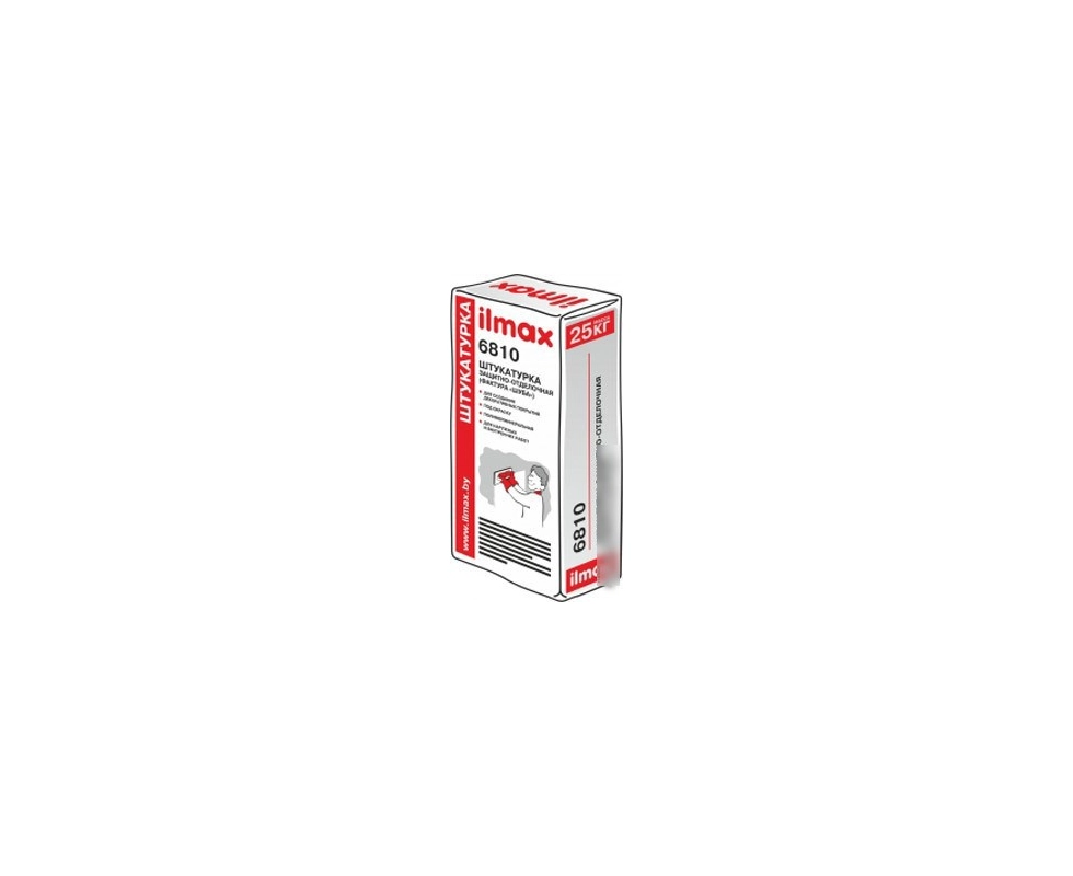 Купить Защитно-отделочная штукатурка "ILMAX 6810 CEMPLASTER" БЕЛАЯ полимерминеральная,(25кг),РБ ООО"Илмакс"