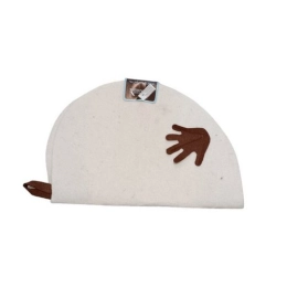 Купить Коврик для бани и сауны Держи мыло крепче фетр белый Б45032                                         