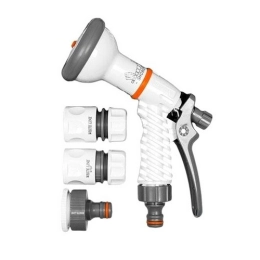 Купить Набор для полива White Line на картонке: пистолет WL-1T два быстросъема и адаптер P81               