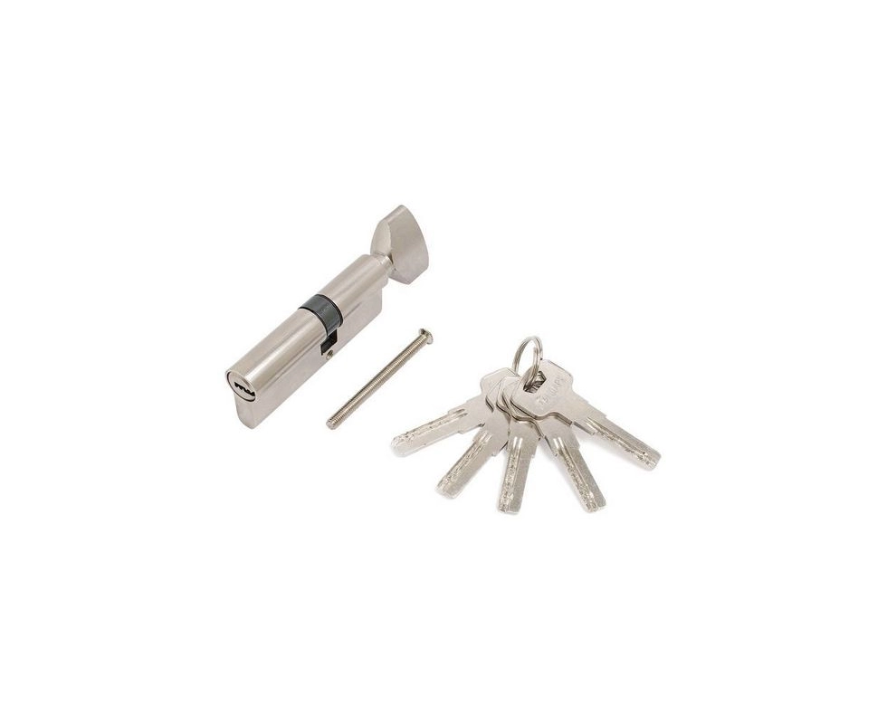 Купить Евроцилиндр с вертушкой Стандарт Z.F.80 мм 30Вх10х40 матовый никель                                 