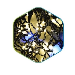 Купить Гирлянда уличные гирлянды 100L линейная 10м каучук кон теплый бел с эф мерц IP44                    