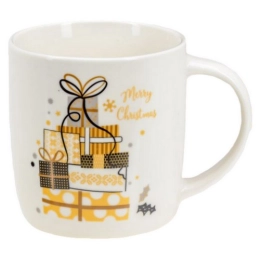 Купить Кружка фарфоровая Новогодняя 380мл                                                                  
