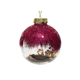 Купить Шар елочный пластмассовый 8см 026982                                                                