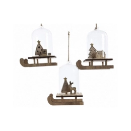 Купить Фигура новогодняя из дерева Сани 550411                                                             