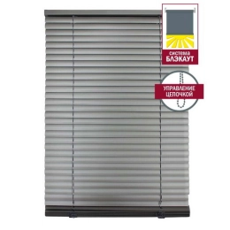 Купить Жалюзи горизонтальные алюминиевые СГЖМ-311 серебро ширина 570 длина 1600 DELFA                      