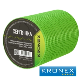Купить KRN-4548, Лента самоклеющаяся ( серпянка) KRONEX , 3*3мм, ультразеленая, 0,1*45м                    