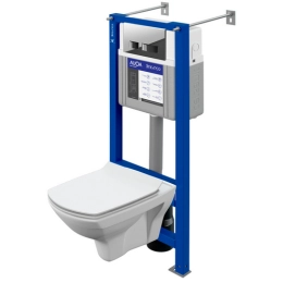 Купить Инсталяция для подвесного унитаза Cersanit Aqua Smart М40 и панель смыва Movi                       