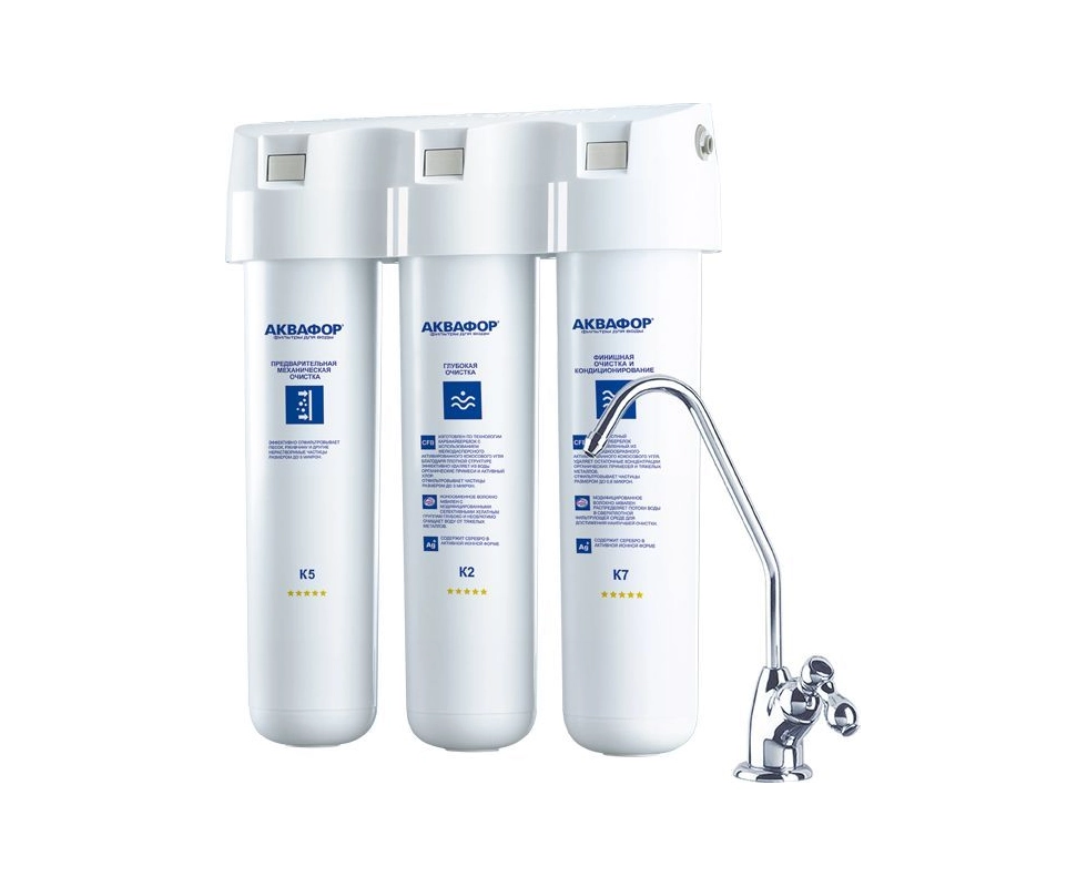 Купить Водоочиститель Аквафор КРИСТАЛЛ А для жесткой воды, арт. И11515                                     