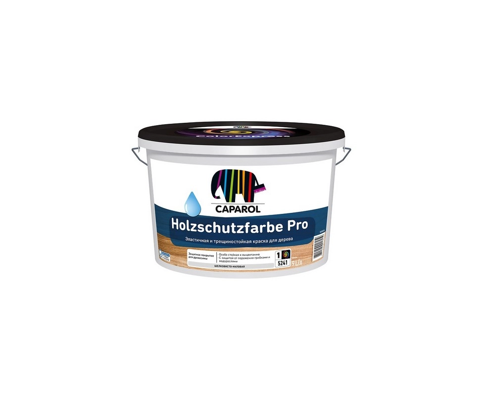 Купить Краска акриловая Caparol Holzschutzfarbe Pro База 1 белая 2,5 л                                     