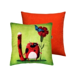 Купить Подушка декоративная MATEX KOTOKLISM БАБОЧКА НА ЦВЕТКЕ 33x33                                        