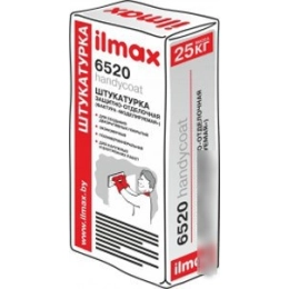 Купить Защитно-отделочная штукатурка белая НВ ПМ цементная 1 СС 0,5 "ilmax 6520" СТБ1263-2001/ (20кг) модел