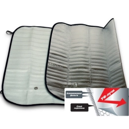 Купить Шторка солнцезащитная на лобовое стекло 130*60мм AVS SH-105F-S                                      