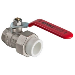 Купить Кран латунный под полипропиленовые трубы 32 мм  х 1'' Valtec                                         