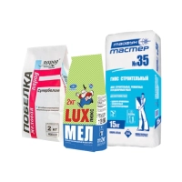 Гипс, мел, известь, алебастр