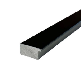 Купить Завершающая рейка черная гладкая 30х16х2900мм                                                       