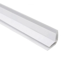 Купить Профиль внутренний ПВХ 8х3000мм Идеал Ламини Белый глянцевый                                        