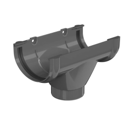 Купить Воронка желоба ПВХ серая ОПТИМА                                                                     