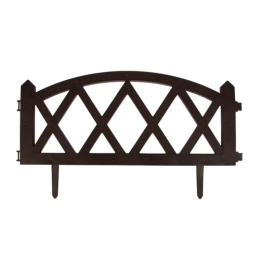 Купить Забор декоративный MODERN 4 шоколад артикул 50413                                                  