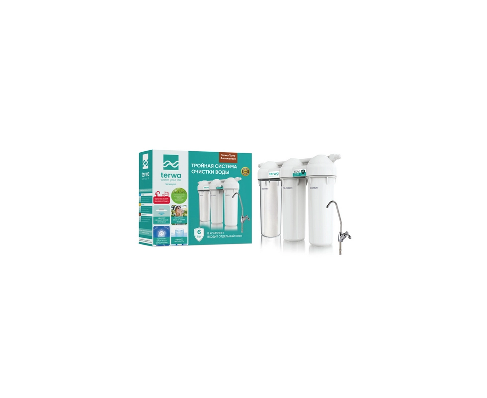 Купить Водоочиститель Terwa Трио Антижелезо                                                                