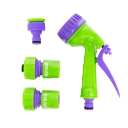 Купить Набор для подключения шланга 3/4'' пистолет 7 режимов+адаптер+2 соединителя Palisad 65178            