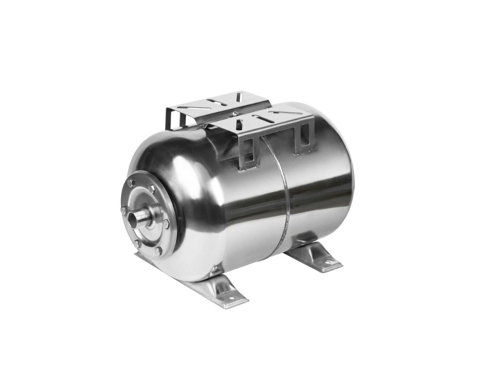 Купить Бак горизонтальный мембранный 100л из нержавеющей стали MAXPUMP                                     