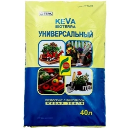 Купить Биопочвогрунт универсальный Keva Bioterra ГЕРА 40л                                                  