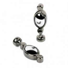 Купить Комплект из 2-х наконечников Дуо арт. СН-19-129-31 чёрный никель, Китай                             