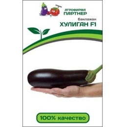 Купить Баклажан Хулиган F1 10шт двойной пакет Партнер                                                      