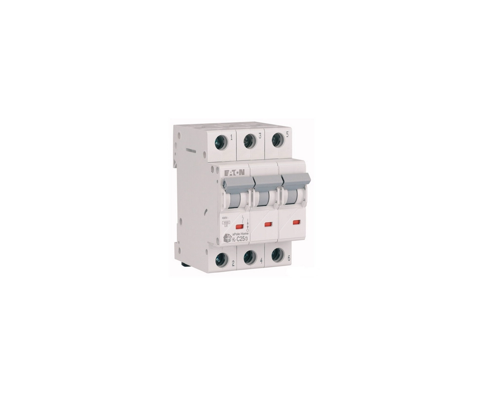 Купить Автоматический выключатель HL-C25/3 3P 25A хар-ка C  4.5kA 3M                                       