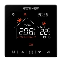 Купить Терморегулятор SN-20 чёрный Wi-Fi Grand Meyer                                                       
