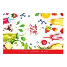 Купить Альбом для рисования А4 24 листа на склейке ArtSpace Стиль Bright&Sweet А24кл_26364                 