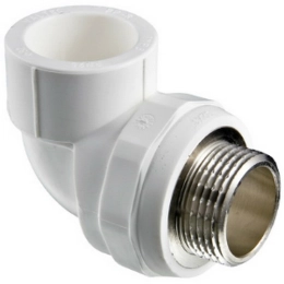 Купить Угольник полипропиленовый на наружную резьбу 25 мм х 3/4'' Valtec                                    
