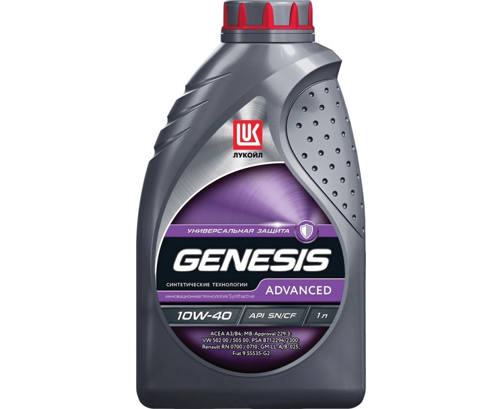 Купить Масло Лукойл GENESIS ADVANCED SAE10w-40 1л                                                           Купить Масло Лукойл GENESIS ADVANCED SAE10w-40 1л