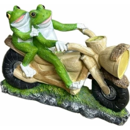 Купить Фигура садовая ''Лягушка на мотоцикле'' 49х36см                                                       