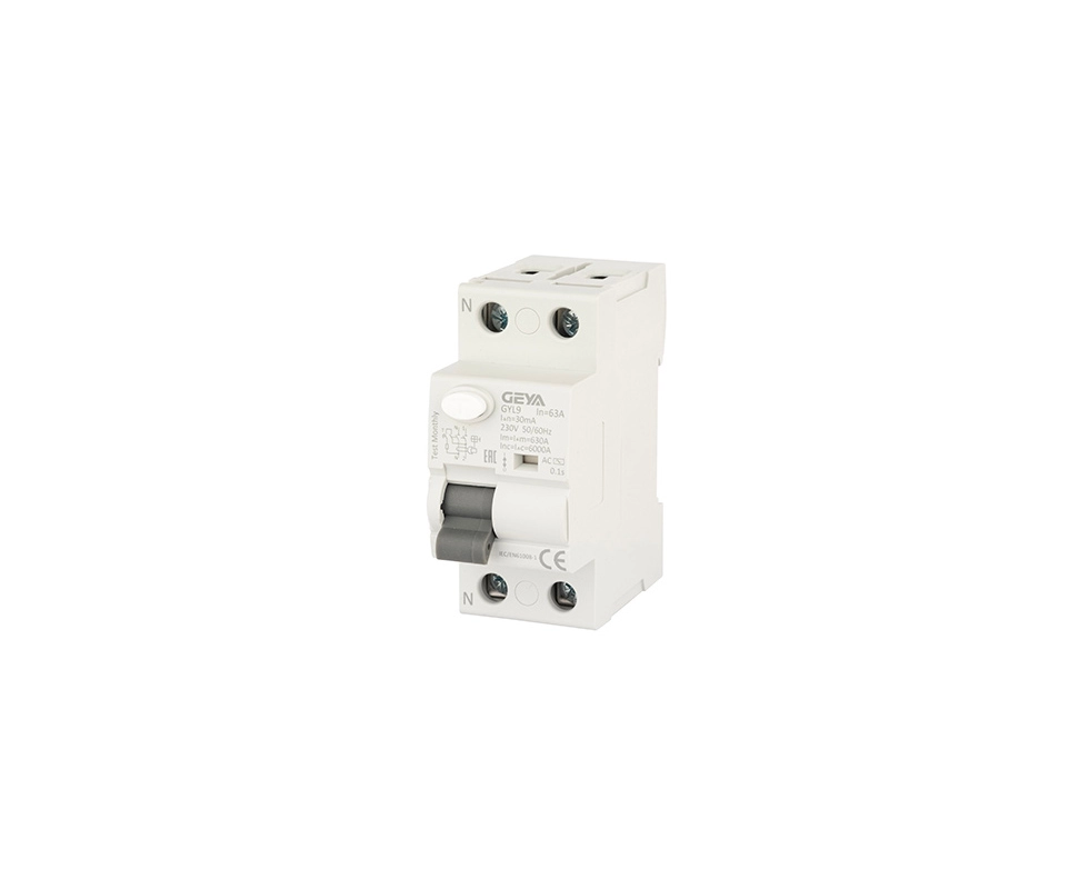 Купить Устройство защитного отключения 2P 63A 10kA 30mA тип AC GYL9-2P-63A-30mA                             Купить Устройство защитного отключения 2P 63A 10kA 30mA тип AC GYL9-2P-63A-30mA