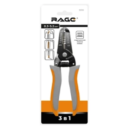 Купить Стриппер многофункциональный для снятия и зачистки изоляции 0,3-5,2мм RAGE 312118                   