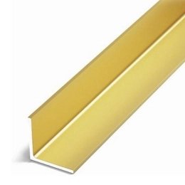 Купить Профиль уголок анодированный 20х20х1,5мм 2,7м Золото Уп 06-27.2700.502л                             