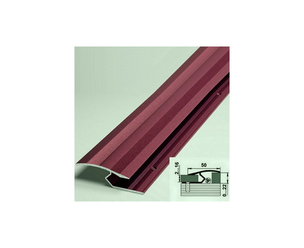 Купить Порог алюминиевый С5 50мм бронза 1,8м                                                               