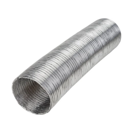 Купить Воздуховод гибкий алюминиевый гофрированный 100мм L до 3м Виенто                                    