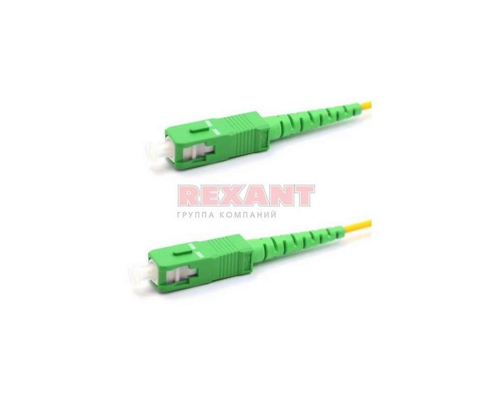 Купить Кабель патч корд оптоволоконный соединительный SM 9/125 (OS2) SC/APC-SC/UPC Simplex LSZH-10м
