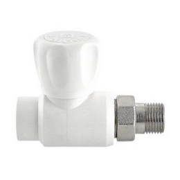 Купить Клапан полипропиленовый для подключения радиатора прямой 20 мм  х 1/2 '' Valtec                      